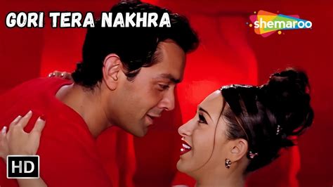 Gori Tera Nakhra Bobby Deol Karishma Kapoor Songs Alka Yagnik Udit Narayan Songs Aashiq