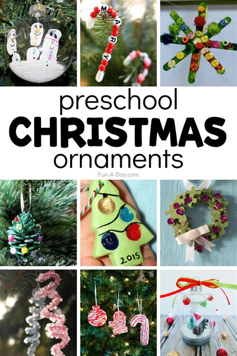 Preschool Christmas Ornaments Kids Can Make Fun A Day