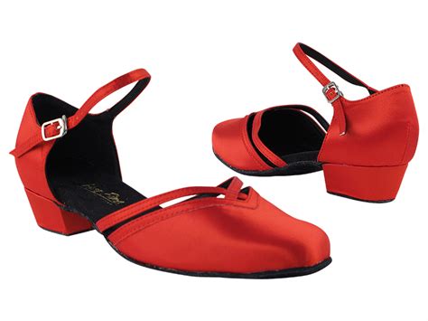 8881 112 Red Satinwhole Shoes