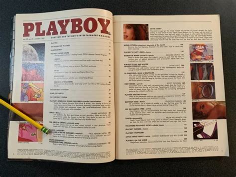 Playboy Magazine October Tanya Roberts Marianne Grevatte