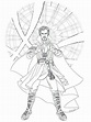 Printable Doctor Strange Coloring Pages