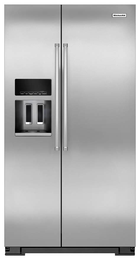 Kitchenaid 199 Cu Ft Side By Side Refrigerator Monochromatic