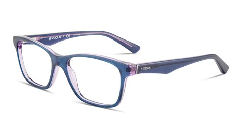Vogue Vo2787 Blue W Purple Prescription Eyeglasses