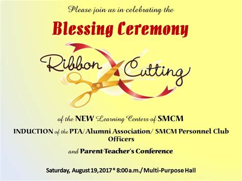 29 Ribbon Cutting And Blessing Program Download Emceeescripts