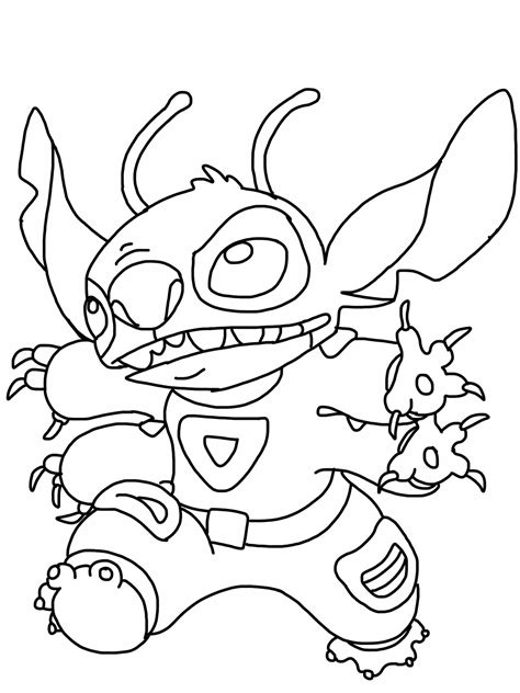You can let your child use the color of this choice for these lilo and stitch coloring sheets. Stitch coloring page by Angrybird54 on DeviantArt