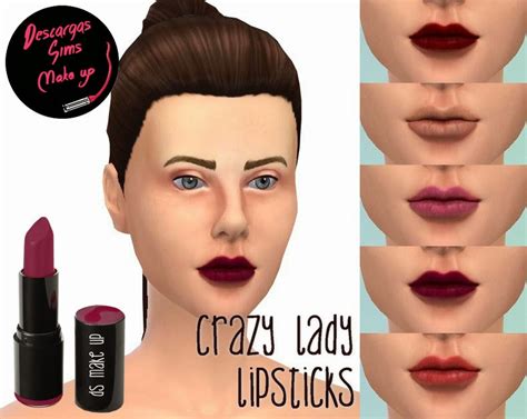 My Sims 4 Blog Lipstick And Eyeliner By Magali