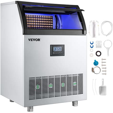 Fbzbjskf E120f001v1 Vevor 110v Commercial Ice Maker 200lbs24h 710w