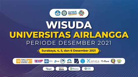 Wisuda Universitas Airlangga Periode Desember 05 Desember 2021 Youtube