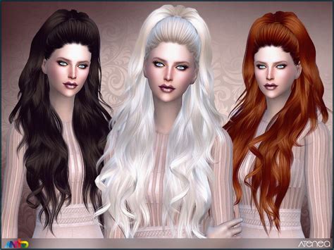 Sims 4 Long Wavy Hair Long Hair