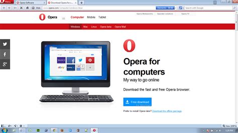 Opera Software For Pc Free Download