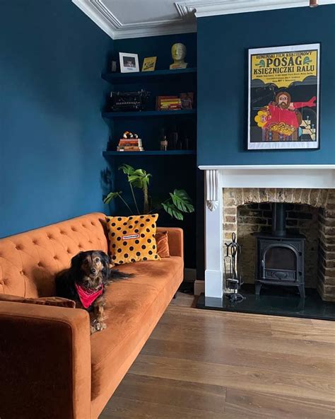 Orange Is The New Blue At Least When It Comes To Living Room Sofas