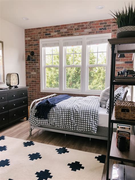 Brick Wall Bedroom Reveal A Thoughtful Place