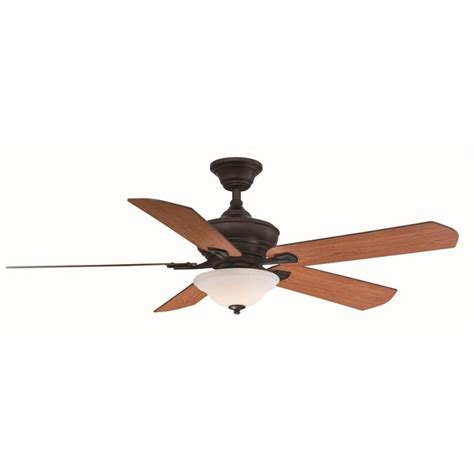 Fanimation Camhaven V2 52 In Dark Bronze Led Indoor Ceiling Fan With