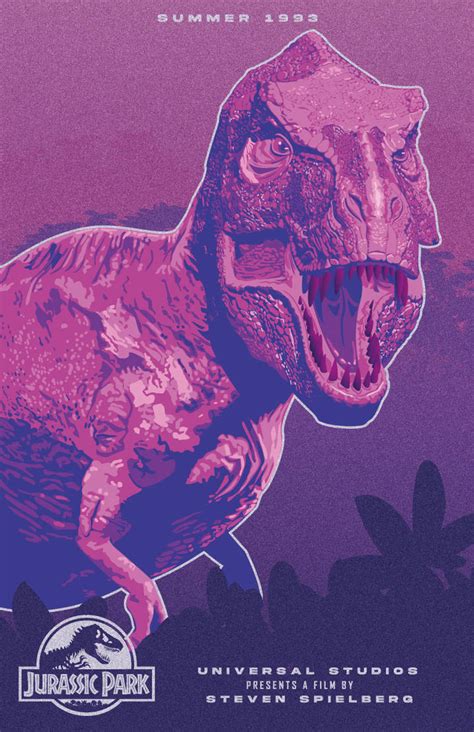 Jurassic Park Poster Ilustration Project By Dannycornwell On Deviantart