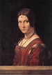 La Belle Ferronnière, portrait de Lucrezia Crivelli de Léonard de Vinci