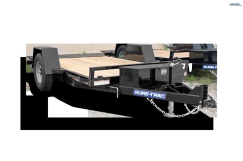 2023 Sure Trac 78 In X 12 Single Axle Tilt Bed Equipment Trailer 78k