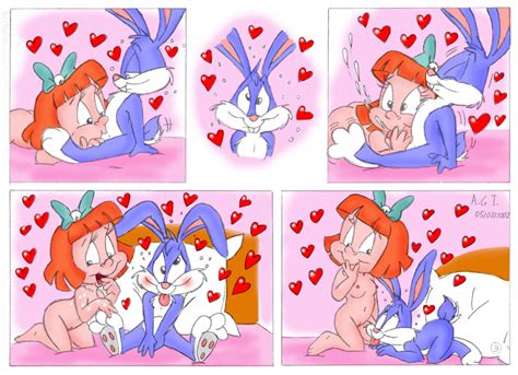 Post A G I Buster Bunny Elmyra Duff Tiny Toon Adventures