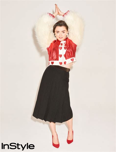 Maisie Williams Photoshoot For Instyle Magazine April 2018 • Celebmafia