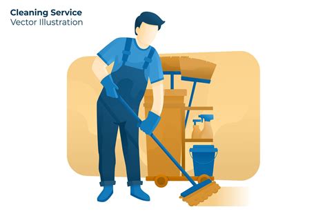 Cleaning Service Vector Illustration Atividades De Alfabetização