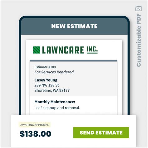 Printable Lawn Care Proposal Create A Complete Landscaping Proposal