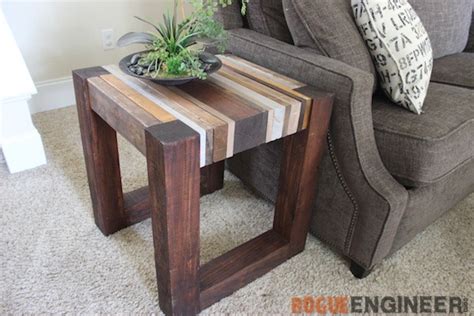 Scrap Wood Side Table Free Diy Tutorial Rogue Engineer