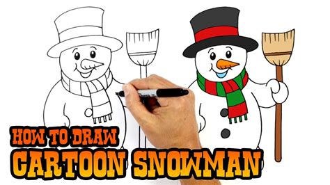 Snowman png clip art image. Cartoon Snowman Drawing at GetDrawings | Free download