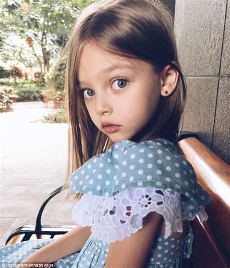 Vogue Model Aged 8 Hailed Most Beautiful Girl In Russia Daily Mail Online