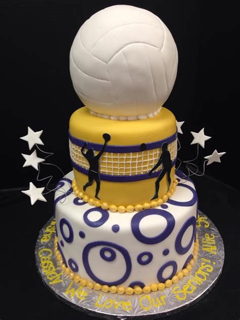 Volleyball Cake Decorations ~ Volleyball Cake Cakes Birthday Beach Stuffedcakes Team Serving