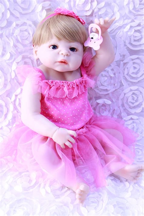 Npk 55cm Full Silicone Reborn Girl Baby Doll Toys 22 Lifelike Newborn