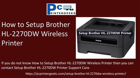 How To Setup Brother Hl 2270dw Wireless Printer Support Care By Chris