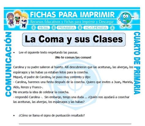 Comunicación Integral Para Cuarto De Primaria 38 Fichas Gratis