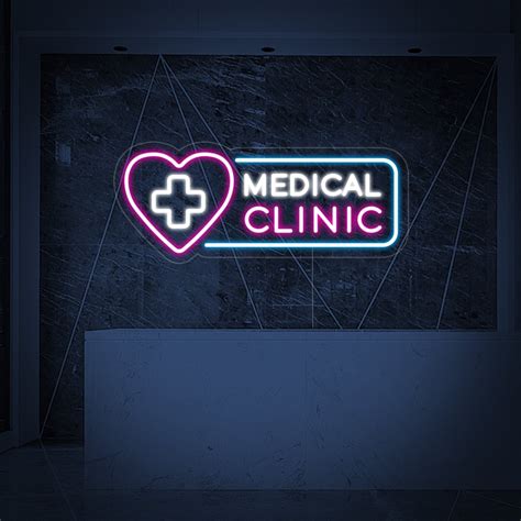 Medical Clinic Neon Sign Neon Signs Led Neon Signs Neon