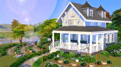 Farmhouse And Gardens Sims 4 Speed Build Youtube