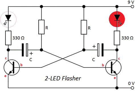 10 Led Flasher Circuit Diagram Circuit Diagram