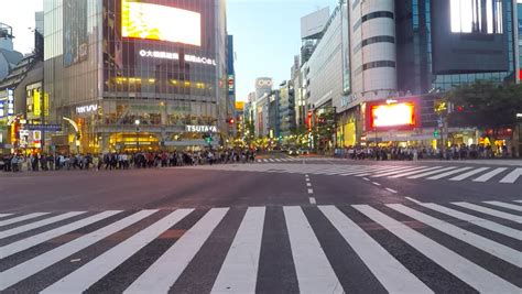 Tokyo Japan May 14 2015 Pedestrians At Shibuya Crossing The