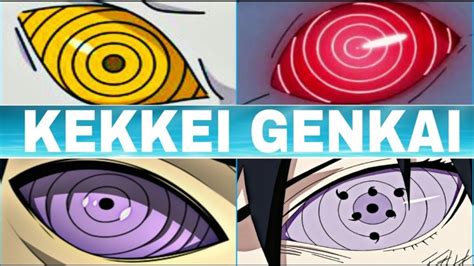 It's his kekkei genkai, the sharingan. O que é uma Kekkei Genkai? - Naruto Hokage de Konoha