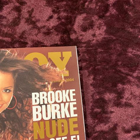Playboy November Vol No Magazine Brooke Burke Cara