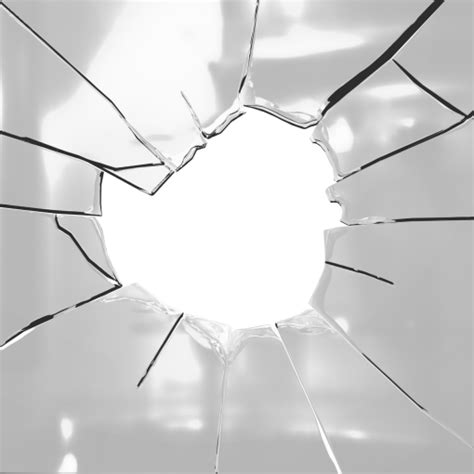 🥇 Image Of Close Up Broken Crack Png Overlay Hole Glass Free Photo