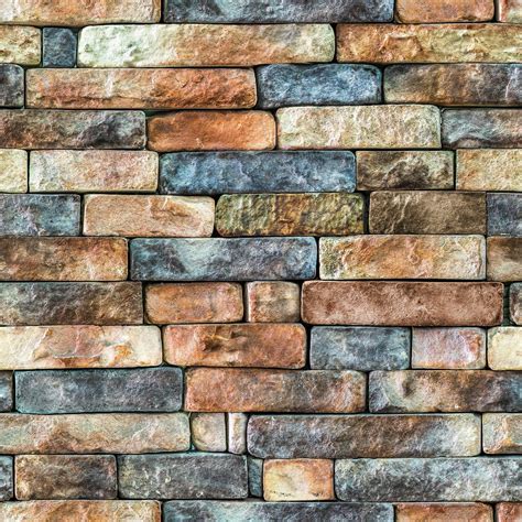 Multicolored Stone Wall Free Seamless Textures All Rights Reseved