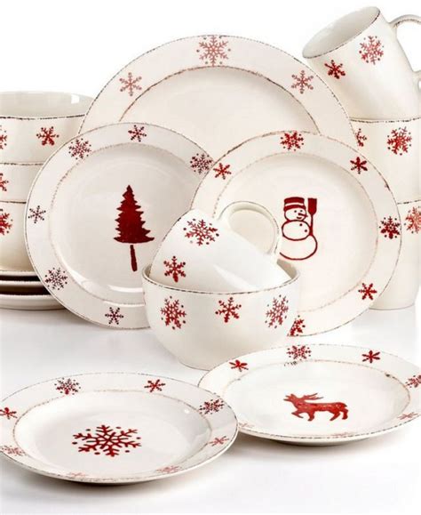 57 Beautiful Christmas Dinnerware Sets Christmas Photos