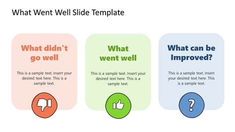 Free What Went Well Slide Template For Powerpoint