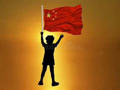 Boy China Flag Stock Photo Image Of Olympic Inspirational 4859592