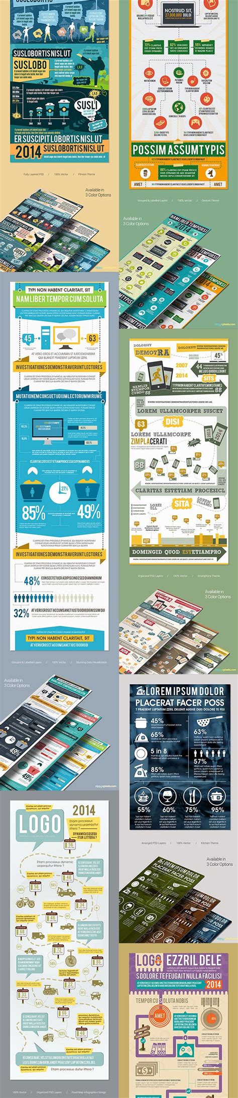 Mega Bundle Of 105 Incredible Infographic Templates Only 27