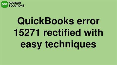 Ppt A Quick Way To Fix Quickbooks Error Powerpoint Presentation Id