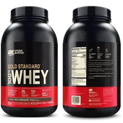 Optimum Nutrition Gold Standard Whey Protein Powder Double Rich