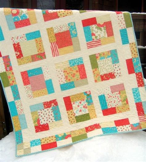Quilt Patterns Sewing Layer Cake Baby Quilt Pattern Using Charm Squares