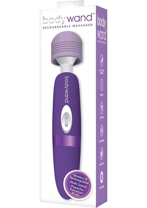 Bodywand Rechargeable Massager Vibratior Wireless Purple Large From Cherry Pie Online