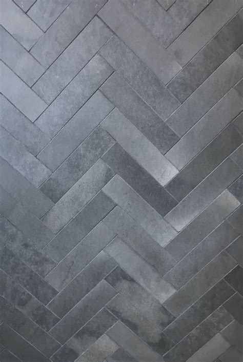 National Tiles Basalt Large Herringbone Tile Herringbone Tile Floors