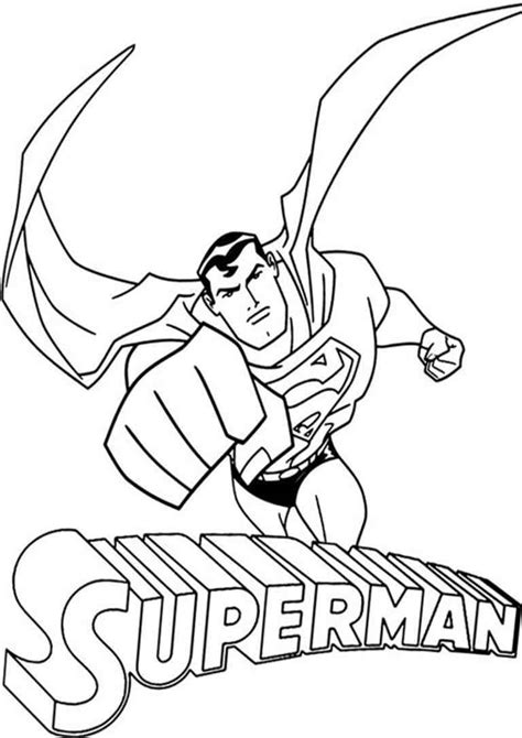Free And Easy To Print Superman Coloring Pages Tulamama