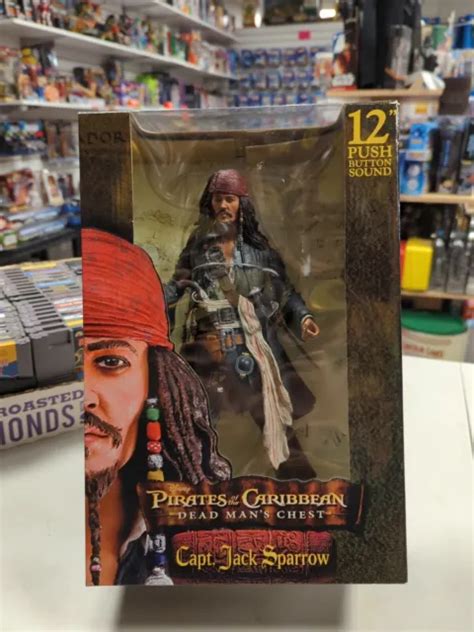 Neca Pirates Of The Caribbean Dead Mans Chest 12 Jack Sparrow Talking